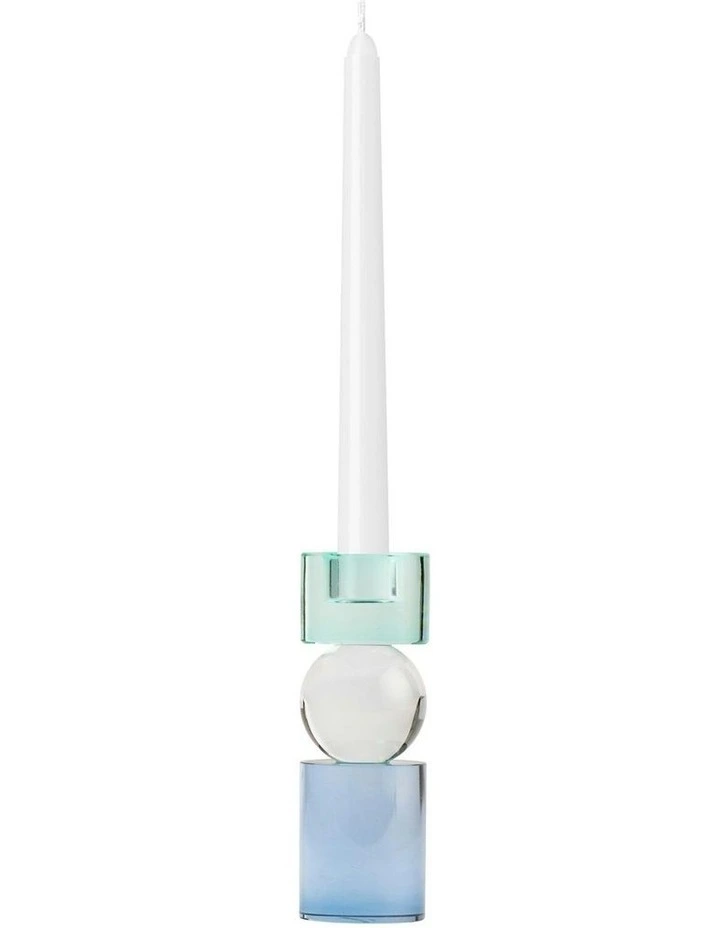 Miley Candle Holder 14cm in Aqua image 1