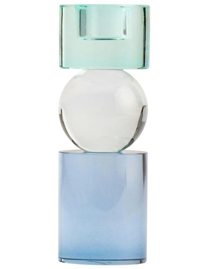 Miley Candle Holder 14cm in Aqua image 2