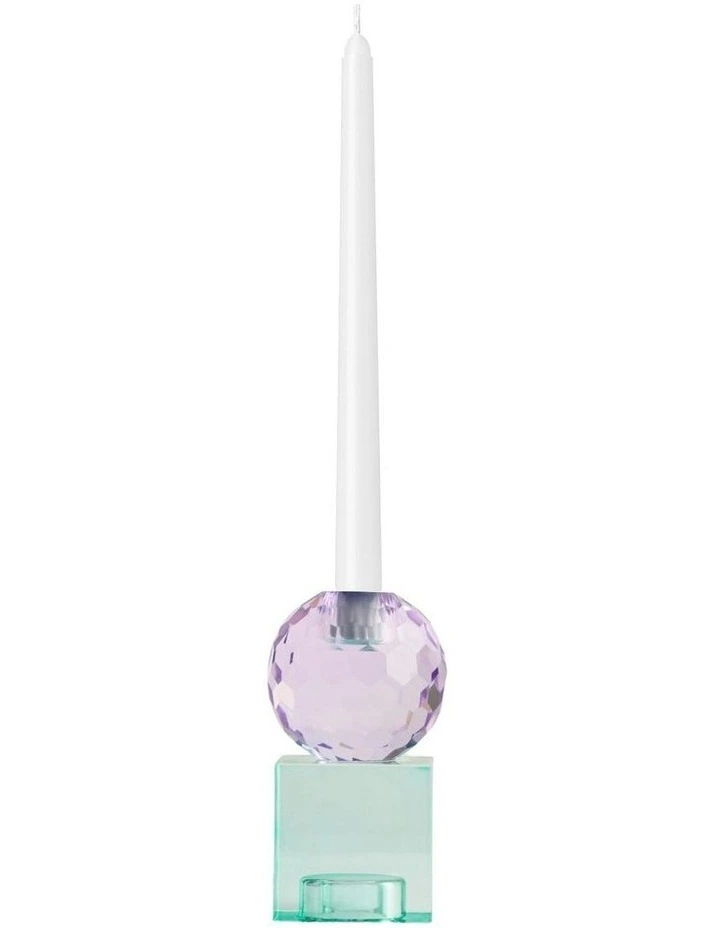 Reign Candle Holder 13.5cm in Aqua image 1