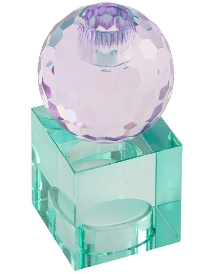 Reign Candle Holder 13.5cm in Aqua image 3