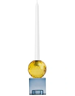 Reign Candle Holder 13.5cm in Blue