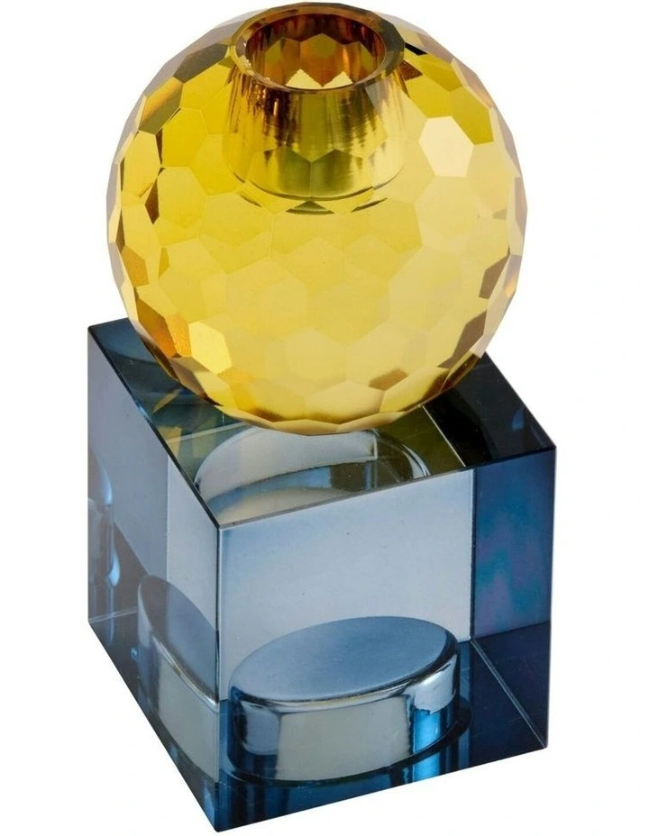 Reign Candle Holder 13.5cm in Blue image 3