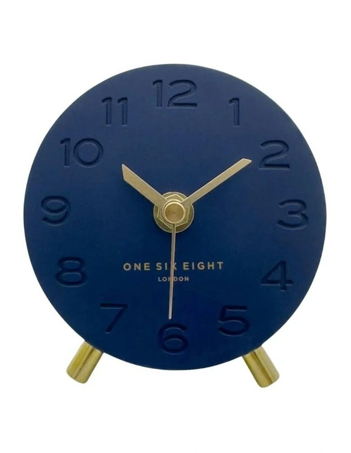Ariel Ocean Silent Mantel Clock in Blue image 1