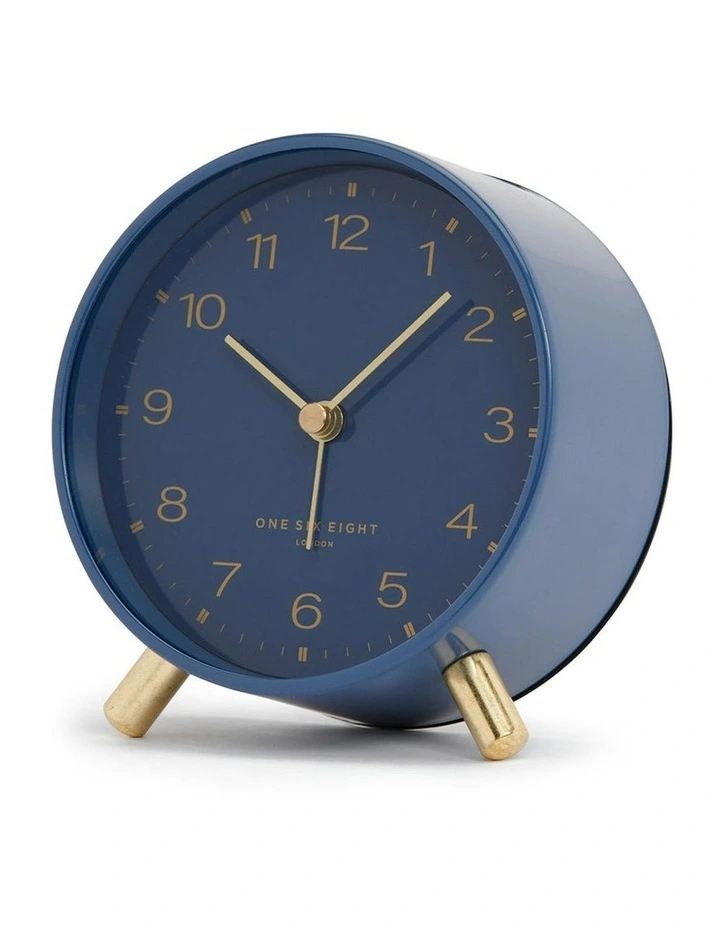 Jasper Silent Alarm Clock in Navy image 1