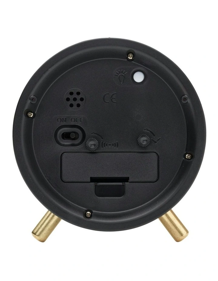 Jasper Silent Alarm Clock in Navy image 3