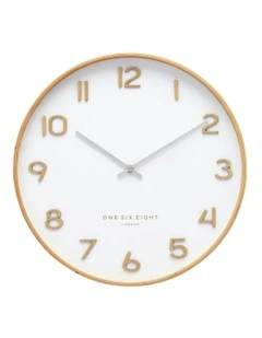 Wallace Silent Wall Clock 53cm in White