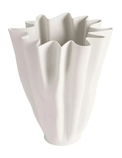 Ruth Vase 38cm in White