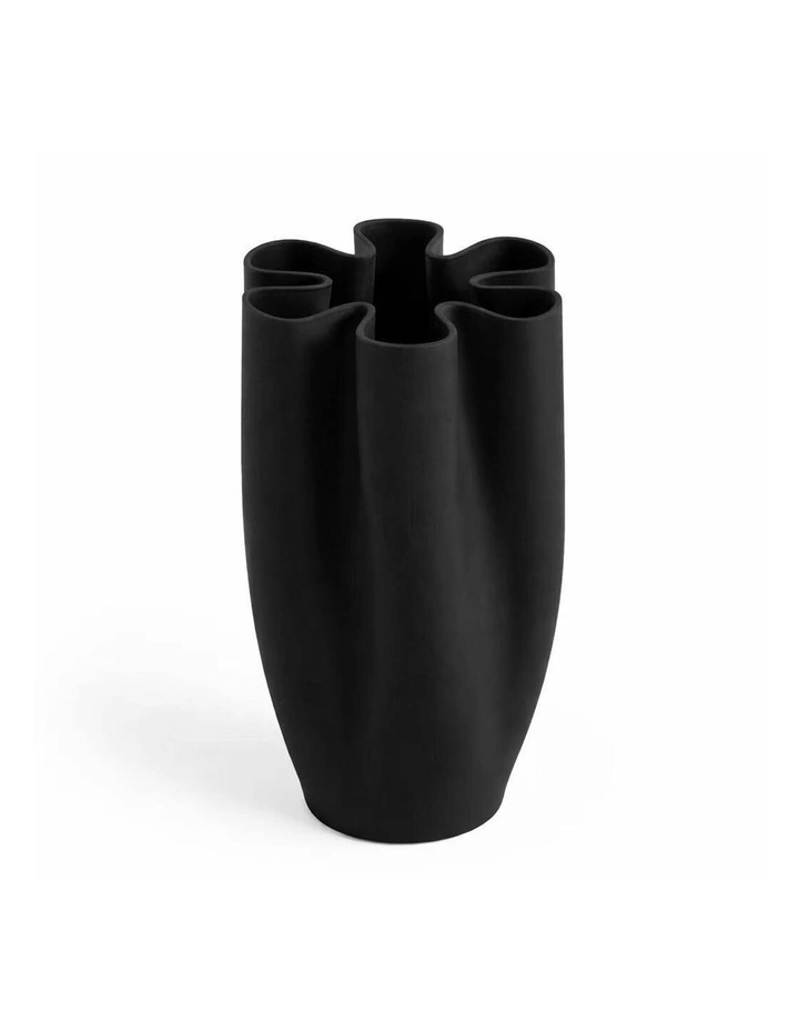 Aurora Vase  Small 28cm in Black image 1