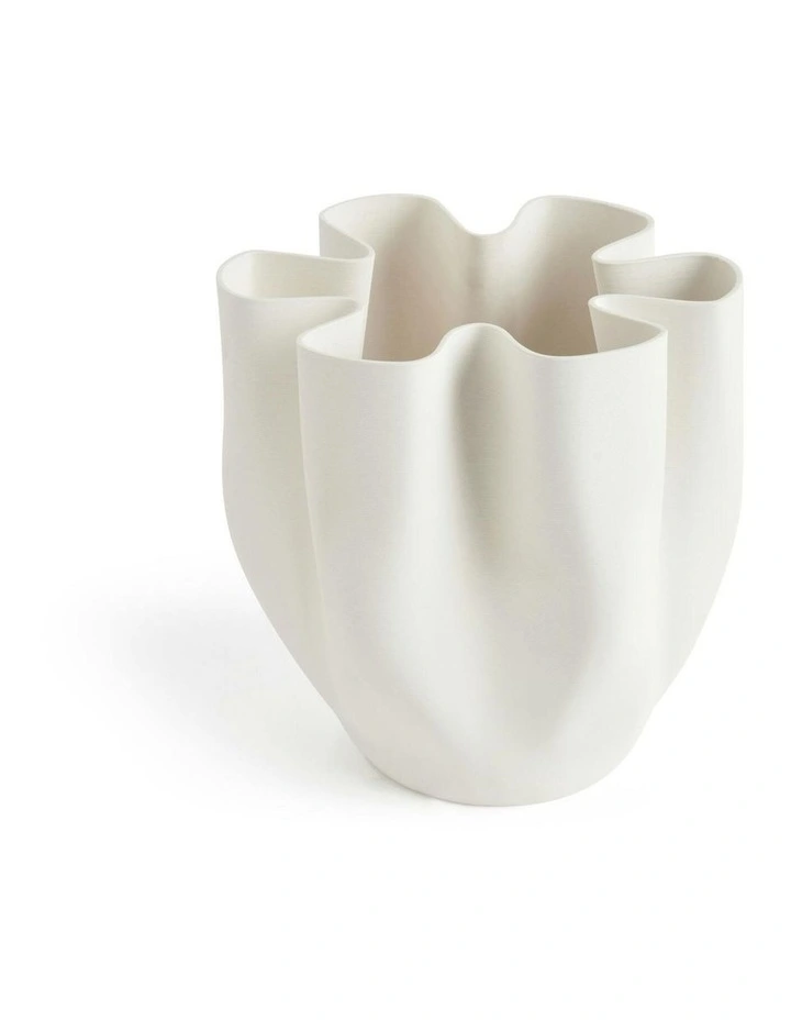 Bailey Vase 44cm in White image 1