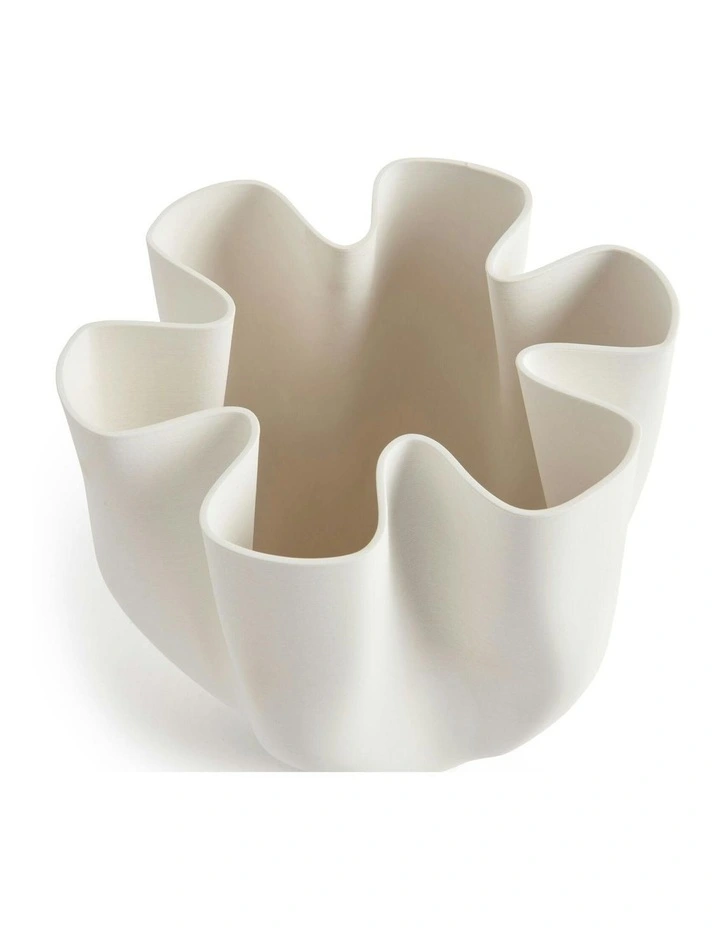Bailey Vase 44cm in White image 2