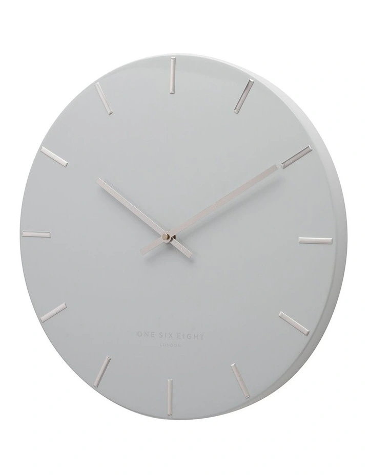 Luca Light Grey 40Cm Silent Wall Clock image 2
