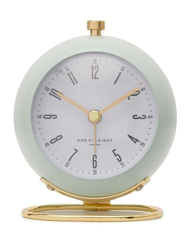 Grace Sage Silent Alarm Clock in Sage Green image 2