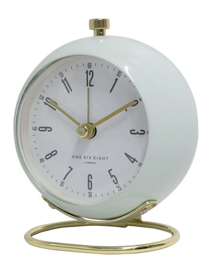 Grace Sage Silent Alarm Clock in Sage Green image 4