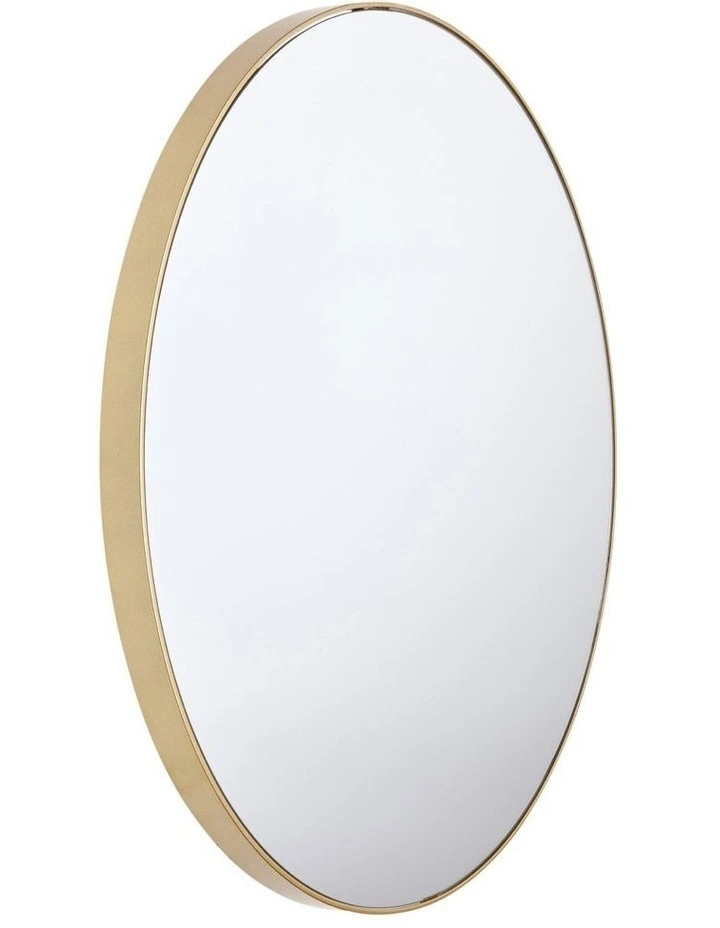 Amy Iron Mirror 80cm in Champagne Gold image 1