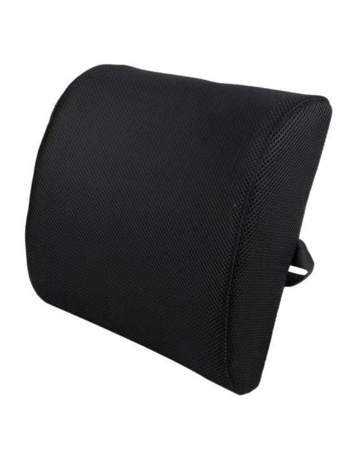 Bamboo Memory Foam Lumbar Support Cushion image 1