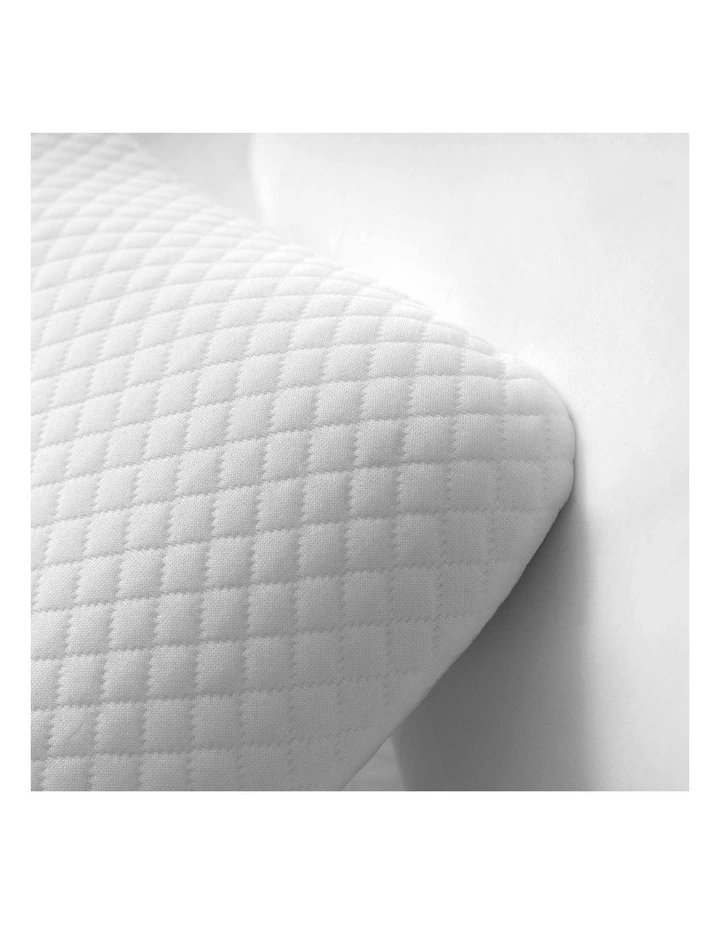 Premium Cool Gel Neck Relief Memory Foam Pillow in White image 7
