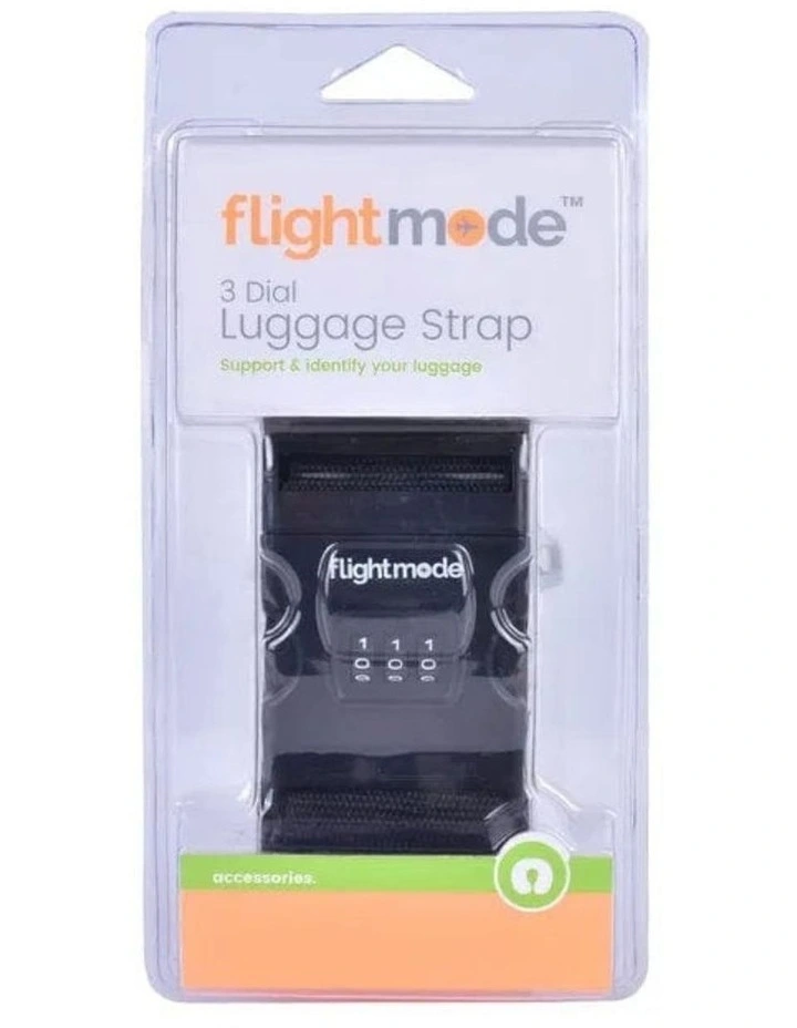 3 Dial Travel Bag Strap Random Color in Black image 7
