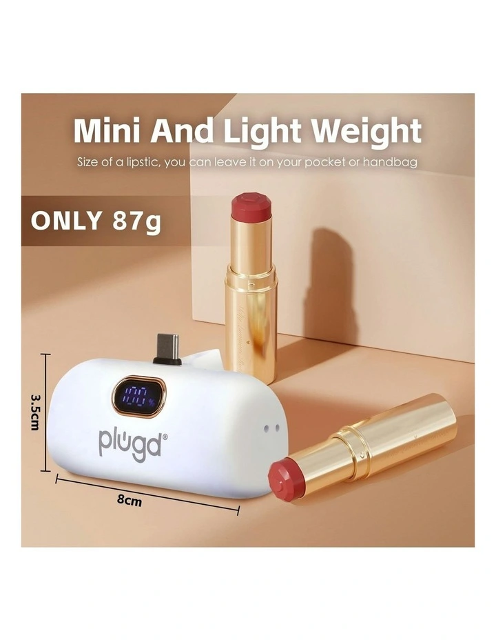 Mini USB-C Fast Charge Power Bank 5000mAh 18.5W image 3