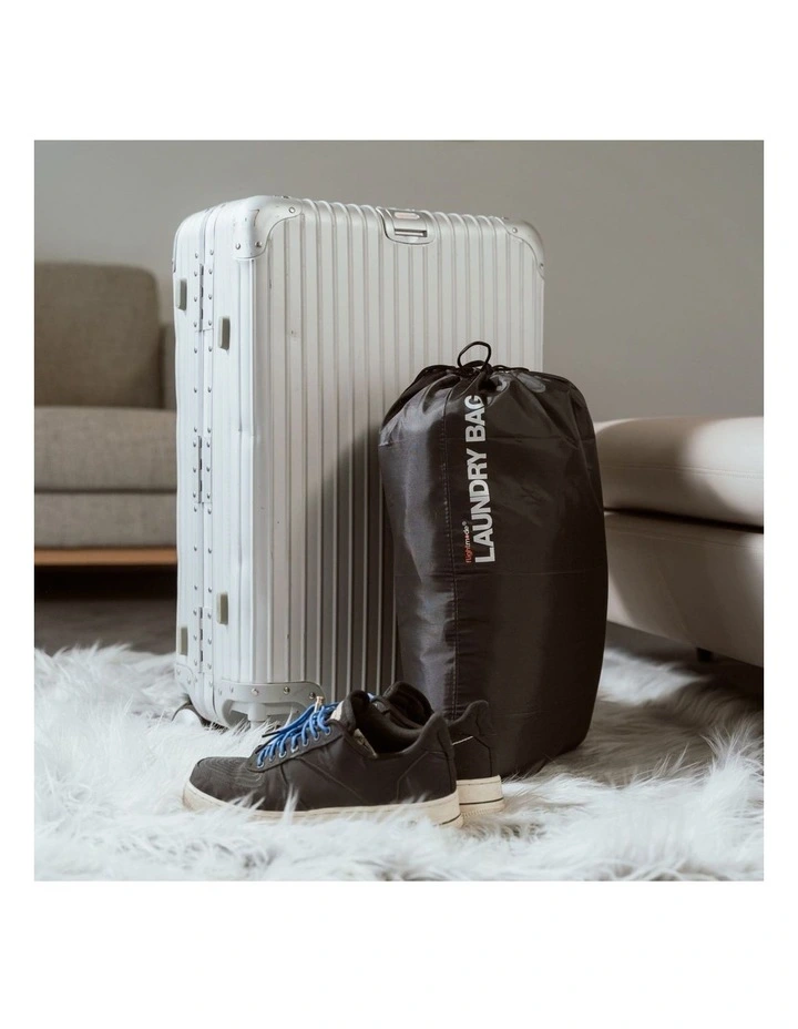 Water Resistant Travel Laundry Bag 4 Pieces in Black image 4