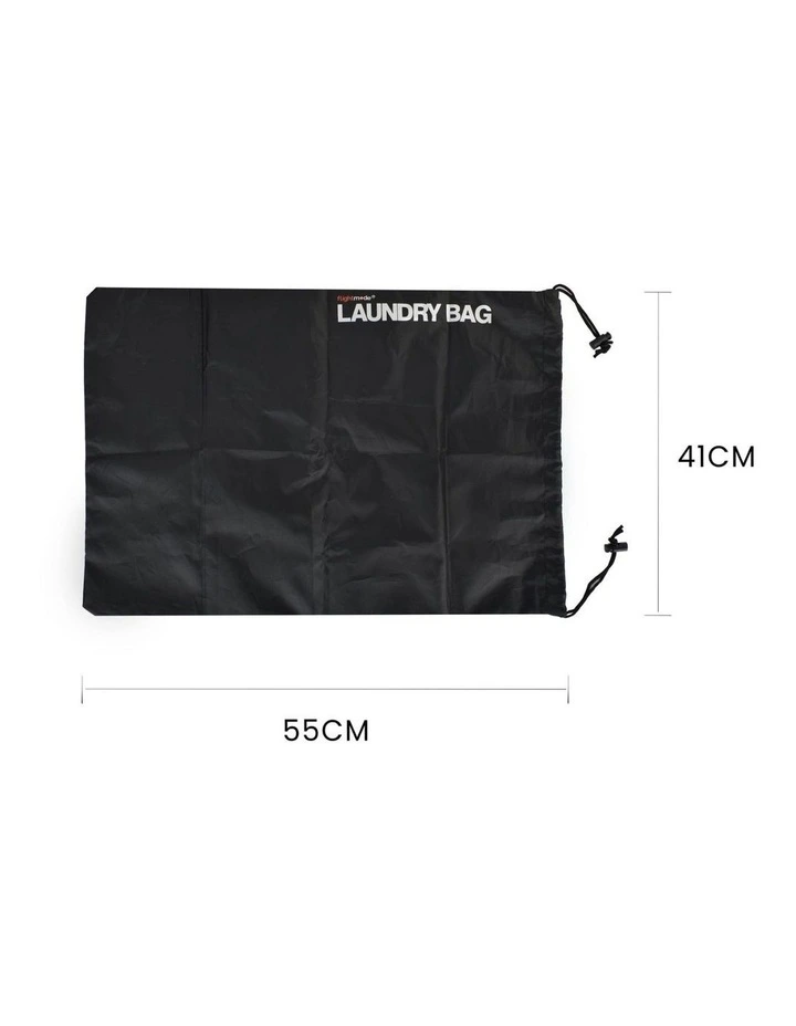 Water Resistant Travel Laundry Bag 4 Pieces in Black image 6