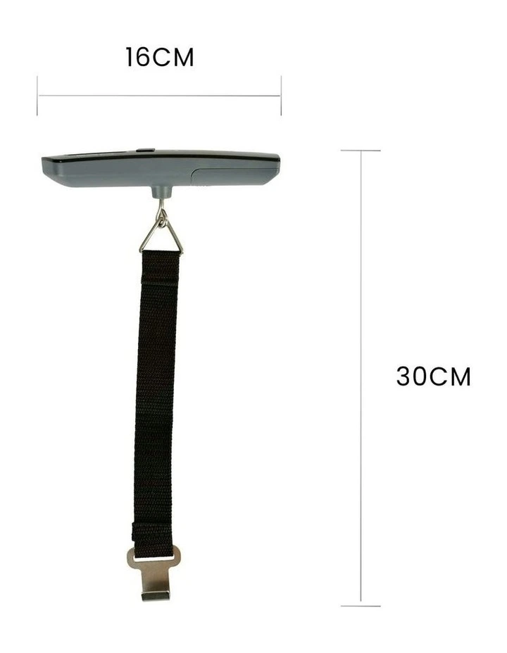 Digital Luggage Scale in Black image 2