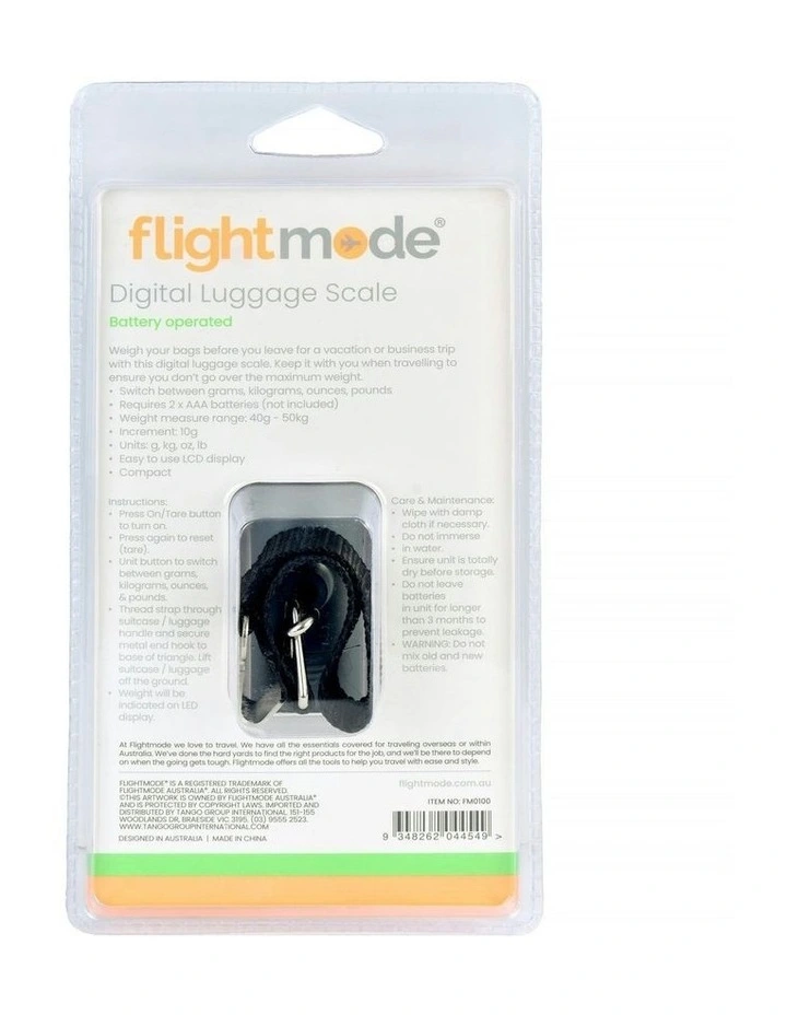 Digital Luggage Scale in Black image 4