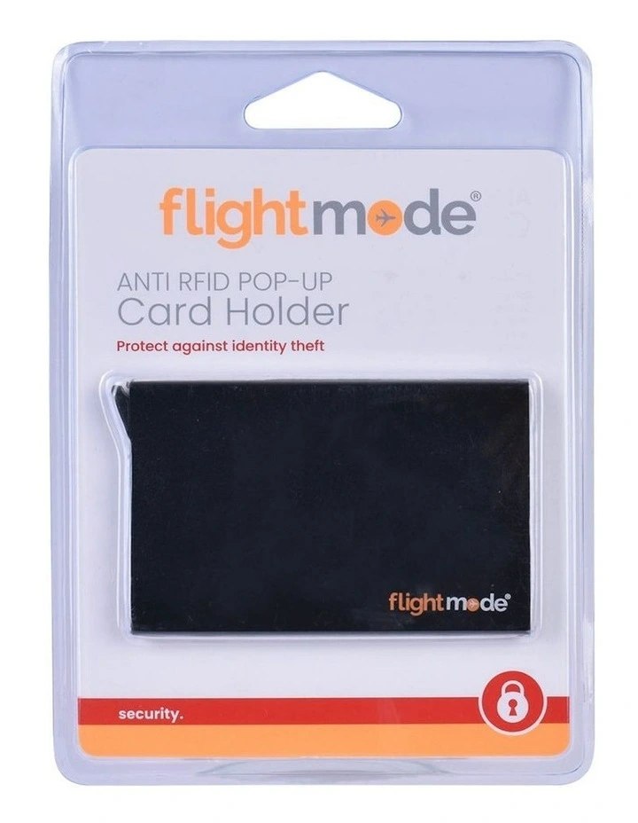 Aluminium RFID Blocking Pop-up Card Holder in Blue image 4
