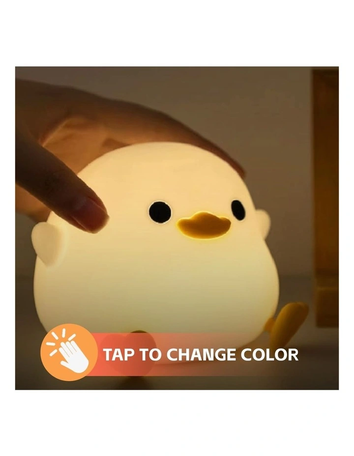 Squishy Cute Duck Bedroom Lamp in Green image 7