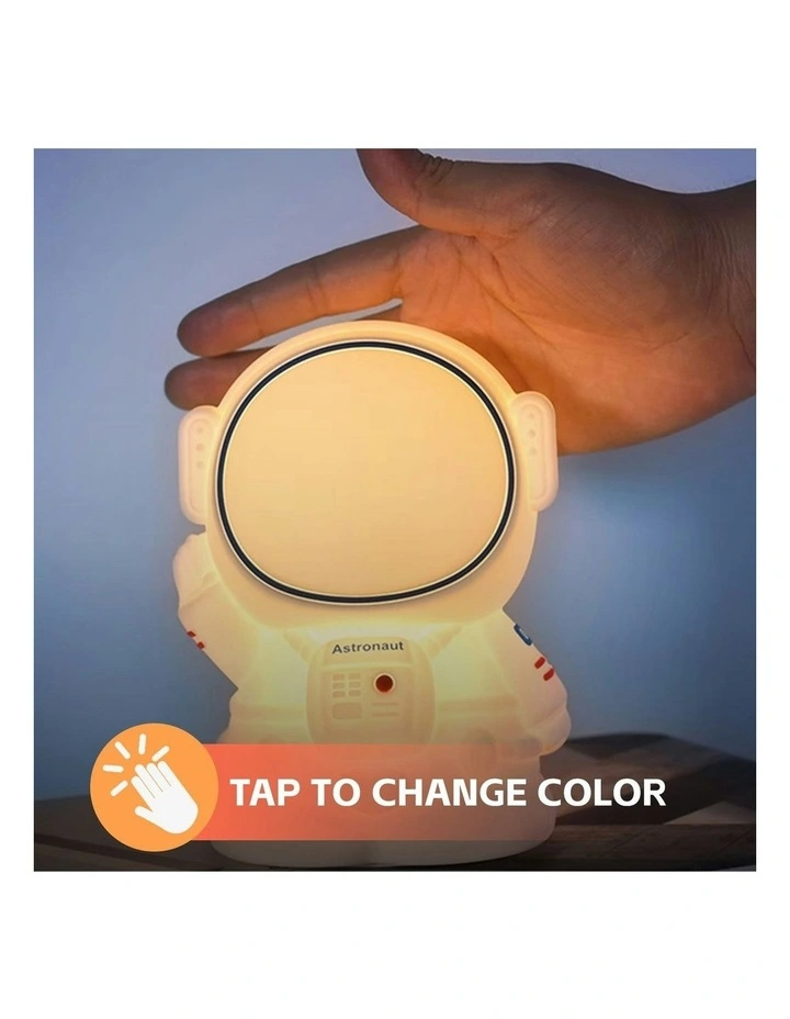 Squishy Astronaut Bedroom Lamp Night Light in Yellow image 4