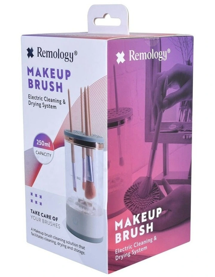 Makeup Brush Cleaning And Drying All-In-One Machine in White image 3