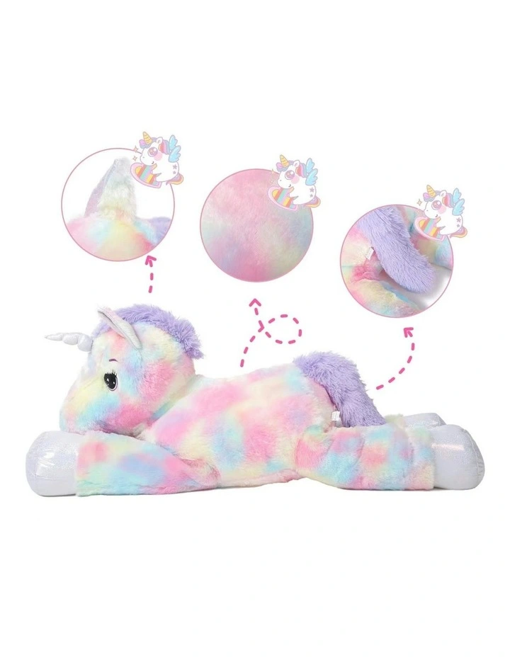 Jumbo Lying Unicorn Plush 105cm image 5