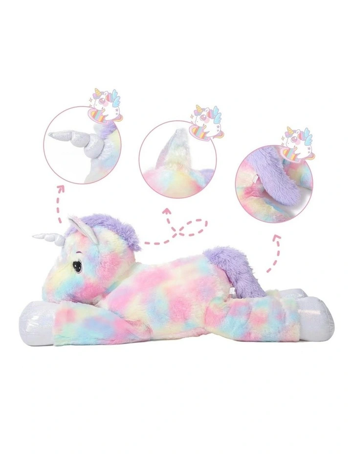 Jumbo Lying Unicorn Plush 105cm image 7
