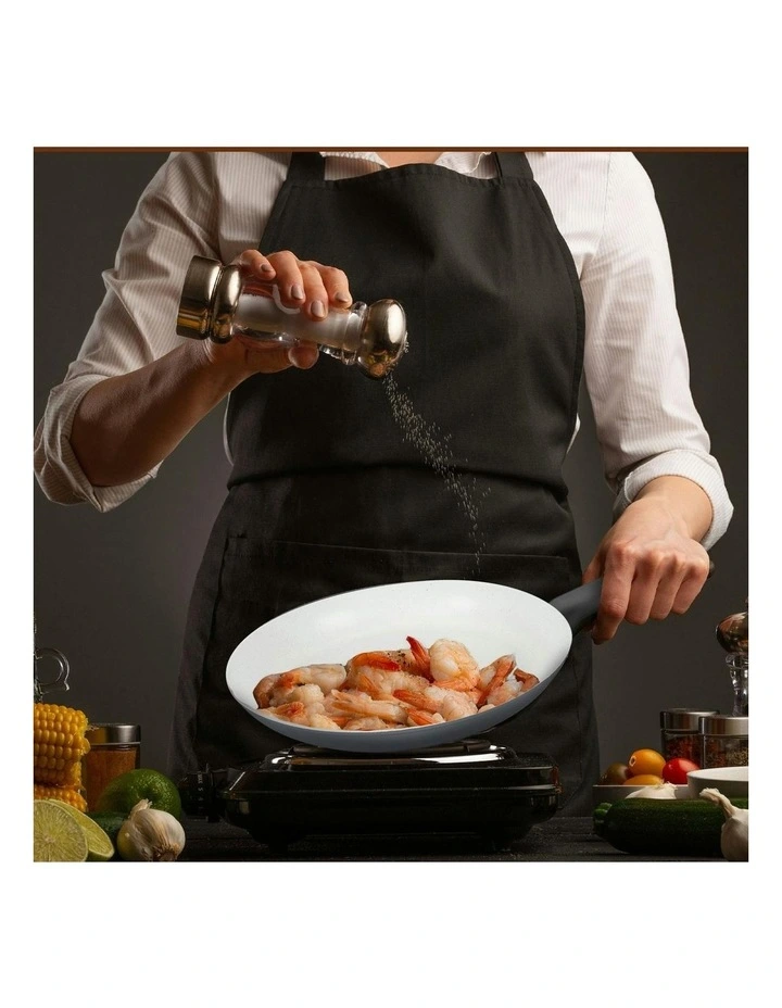 Premium Marble Non-Stick Frypan 28cm in Silver image 4