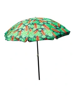 Tiltable Beach Umbrella with Carry Bag 150cm in Mossman