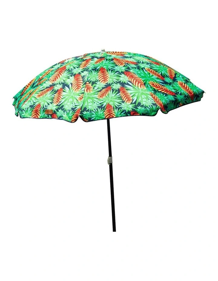 Tiltable Beach Umbrella with Carry Bag 150cm in Mossman image 1