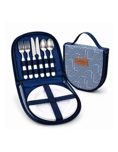 Lazy Dayz Picnic Cutlery Wallet Set Makena