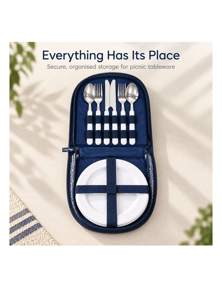 Lazy Dayz Picnic Cutlery Wallet Set Makena image 7