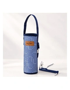 Lazy Dayz Insulated Wine Bottle Tote Makena