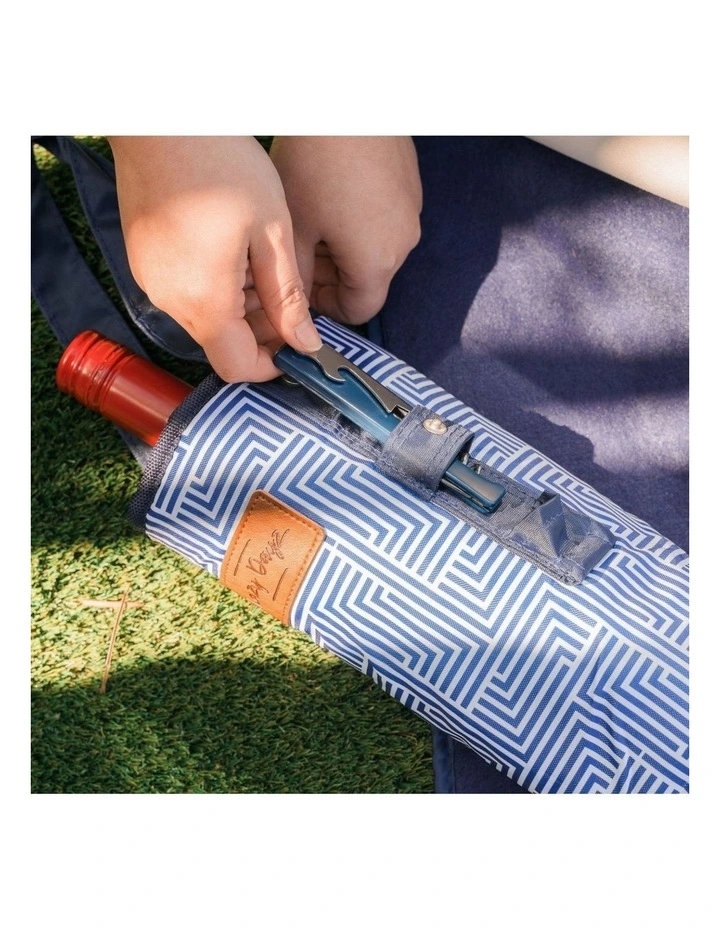 Lazy Dayz Insulated Wine Bottle Tote Makena image 7