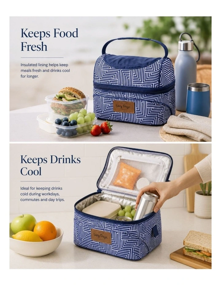 4L Insulated Lunch Cooler Bag Makena image 5