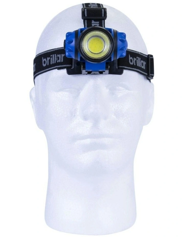 COB LED 3 Mode Adjustable Headlamp in Blue image 4