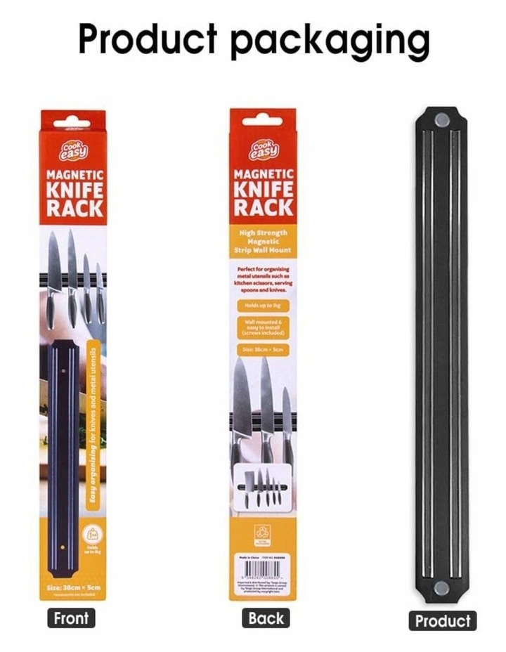 Magnetic Knife Rack in Silver image 2