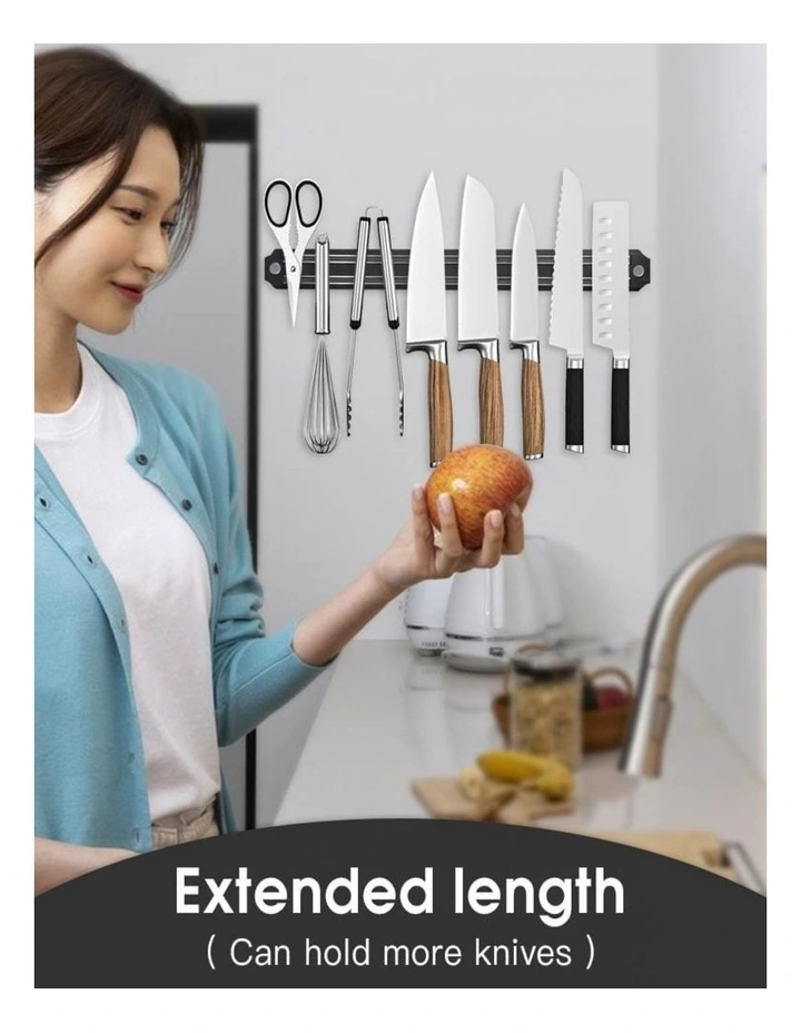 Magnetic Knife Rack in Silver image 3