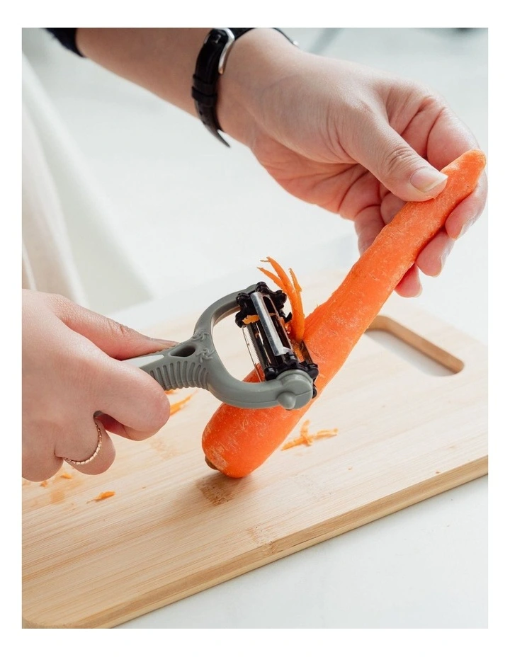 3-in-1 Multifunction Rotary Peeler in Grey image 3