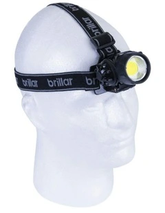 COB LED 3 Mode Adjustable Headlamp in Black