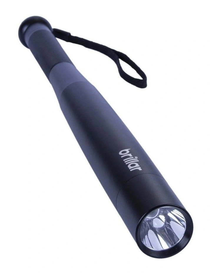 Aluminium Security Torch In Black image 1