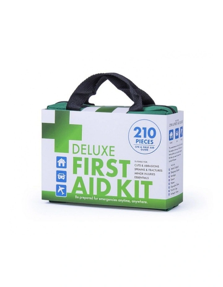210 Piece Deluxe Emergency First Aid Kit in Multi image 1