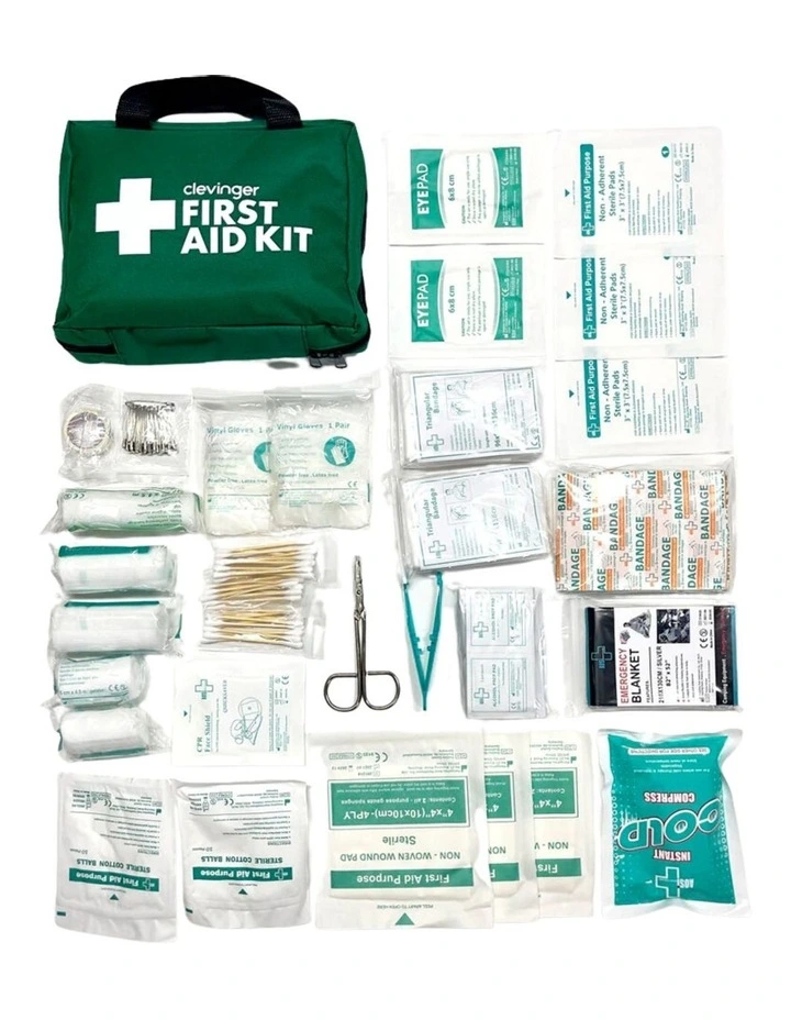 210 Piece Deluxe Emergency First Aid Kit in Multi image 2
