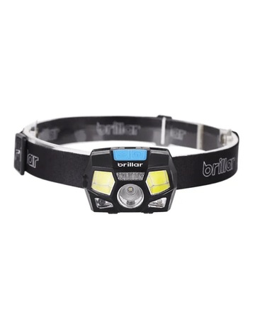 Sixth Sense 200 Lumen 6 Mode Rechargeable Headlamp Black
