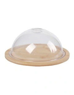 Bamboo Mini Cheese and Dessert Tray with Dome